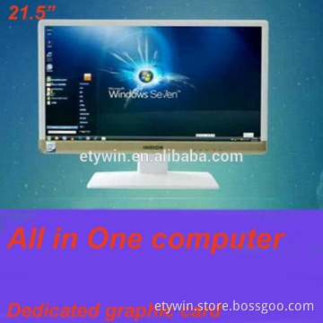pc,Wall mount gaming computer, all in one pc type,built-in all in one pc with 21.5"LED monitor, desktop computer without CPU